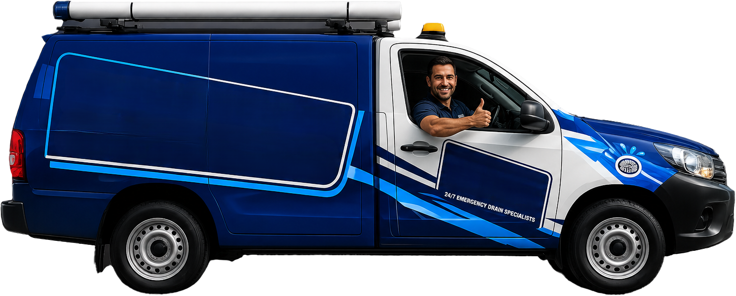 Dean Park Blocked Drains service van